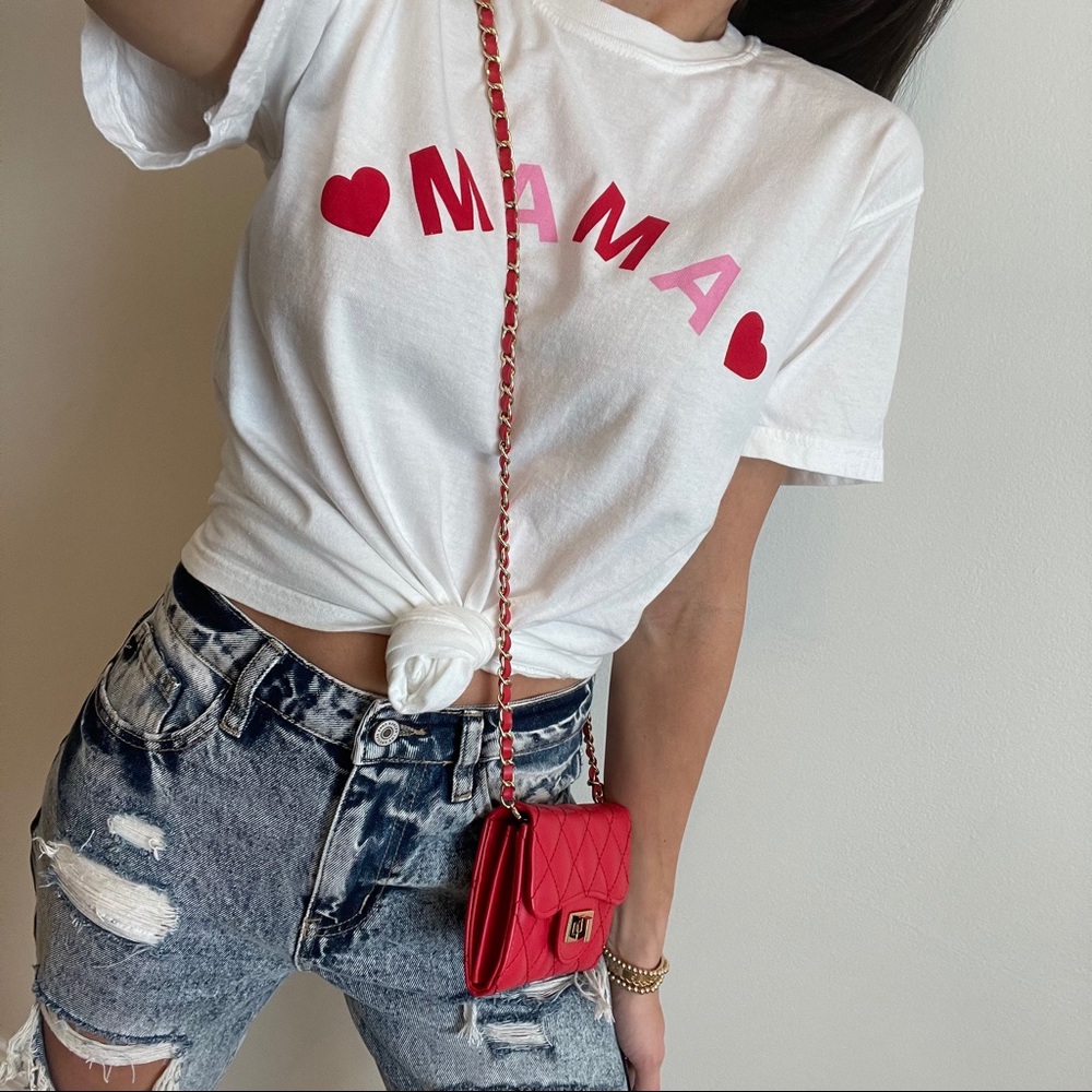 Crush Quilted Faux Leather Chain Purse